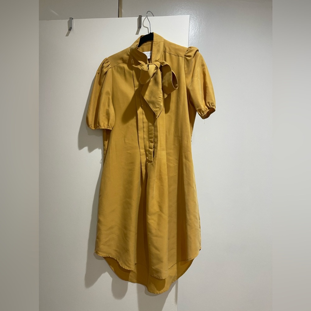 Jessica Simpson Yellow Bow Tie Dress